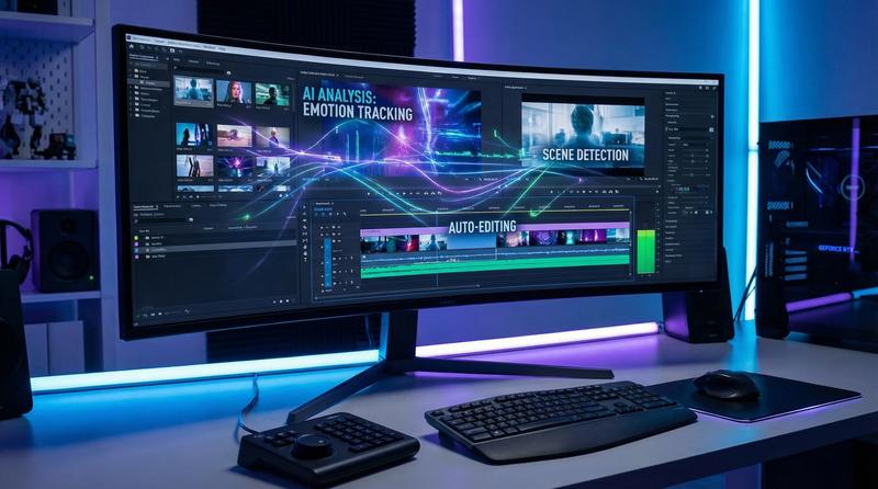 暗网 AI视频剪辑演示